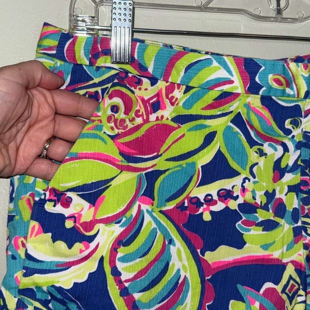 Lilly Pulitzer Magnolia Shorts Toucan Play Size 6 Colorful Beach Resort - Picture 4 of 11